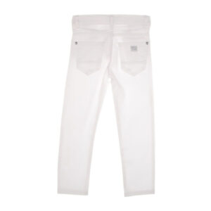 Παντελόνι slim καπαρντίνα Mandarino 22106601 λευκό