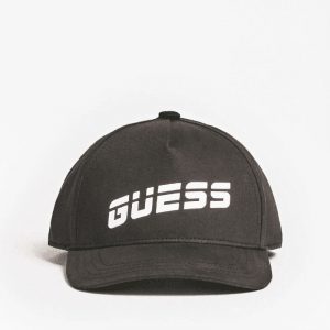 Παιδικό καπέλο jockey Guess ABUSTICO222 μαύρο για αγόρια
