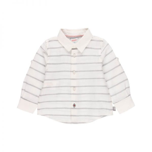 Παιδικό πουκάμισο λινό mini boy Boboli 714259 για αγόρια