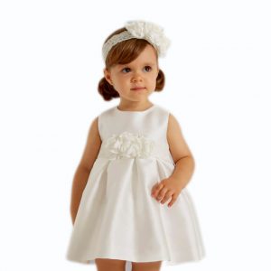 Βρεφικά φορέματα μικάδο Abel & Lula baby 5014 λευκό (Princess Kavala)