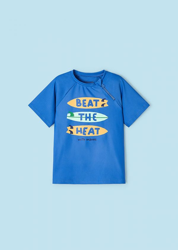 Παιδική μπλούζα αντιηλιακής προστασίας Mayoral UPF 40+ 3006 για ατέλειωτο παιχνίδι στην θάλασσα με προστασία από τον ήλιο