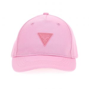 Παιδικά καπέλα jockey Guess H4GZ01WO08O ροζ για κορίτσια που λατρεύουν το ωραίο, επώνυμο αθλητικό ντύσιμο με το ανάλογο αξεσουάρ
