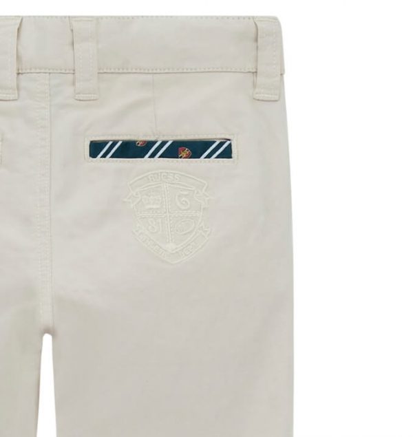 Παντελόνι chino Guess με λογότυπο N4RB01WFY91 μπεζ