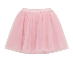 Παιδική φούστα τούλινη Guess με strass J4RD17KAZO0 ροζ για κορίτσια που θέλουν να ξεχωρίσουν στα γενέθλια, βάπτιση ή γάμο