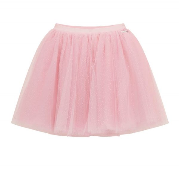 Παιδική φούστα τούλινη Guess με strass J4RD17KAZO0 ροζ για κορίτσια που θέλουν να ξεχωρίσουν στα γενέθλια, βάπτιση ή γάμο