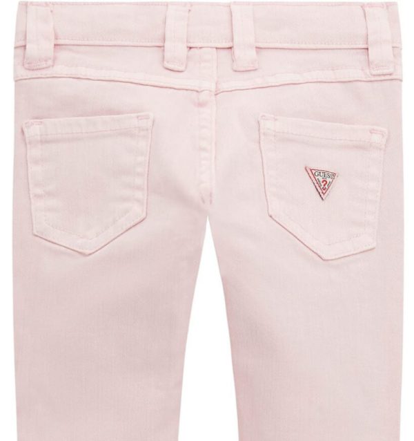Παντελόνι Guess denim skinny K4RB05WE620 ροζ παλ