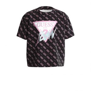 Παιδική μπλούζα Guess icon J4RI06K6YW3 μαύρο για κορίτσια