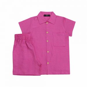 Σετ με πουκάμισο Prod 6630175 ροζ