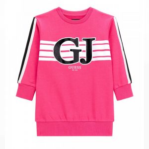 Παιδικό μπλουζοφόρεμα Guess φούτερ K4YK02KA6R4 ροζ
