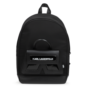 Παιδική τσάντα backpack Karl Lagerfeld Z30345 μαύρο για αγόρια και κορίτσια που θέλουν να ξεχωρίσουν με επώνυμα αξεσουάρ