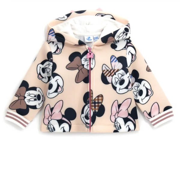 Παιδική ζακέτα minnie Original Marines disney DEAV1437NF μπεζ για κορίτσια που θέλουν να κλέψουν όλα τα βλέματα