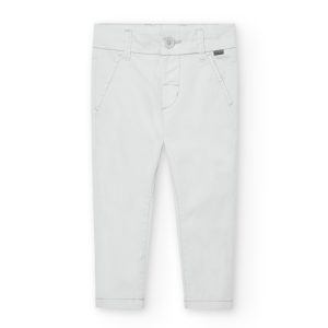 Παντελόνι Boboli σατέν 718152 γκρι ανοιχτό