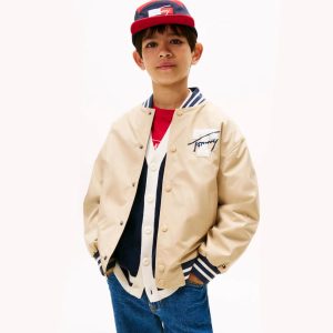 Παιδικά μπουφάν bomber 2όψεων Tommy Hilfiger για αγόρια