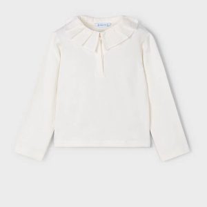 Πόλο Mayoral μακρυμάνικο 00131-082 Κρεμ