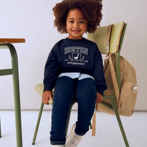 Παιδικό παντελόνι jean slim fit Mayoral 0577-047 Μπλε για κορίτσια