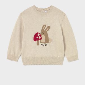 Πουλόβερ λεπτό ζακάρ Mayoral 02354-021 Μπεζ