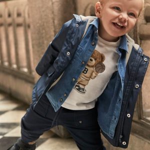 Παντελόνι jogger απαλό Mayoral 02503-074 Μπλε