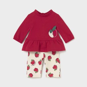 Bρεφικό σετ φόρμας Mayoral 02634-058 Κόκκινο