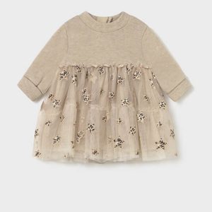 Βρεφικό φόρεμα τούλινο Mayoral 02824-014 Μπεζ