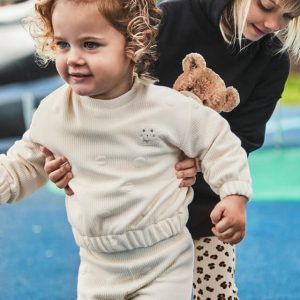 Βρεφική φόρμα φούτερ Mayoral fleece 02844-056 Μπεζ για κορίτσια