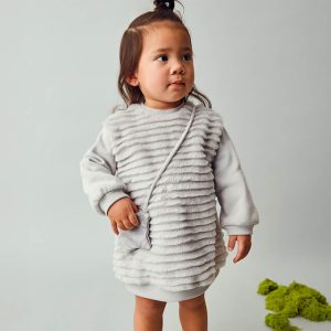 Φόρεμα με τσαντάκι Mayoral 02919-050 Γκρι