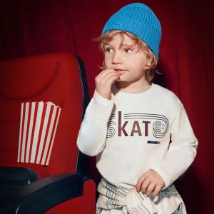 Παιδική μπλούζα μακό Mayoral μακρυμάνικη 04092-074 Κρεμ για αγόρια