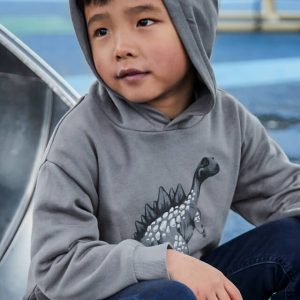 Μπλούζα φούτερ Mayoral με κουκούλα 04407-065 Γκρι