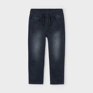 Παιδικό παντελόνι soft denim jogger Mayoral 04566 για αγόρια που θέλουν ωραίο αλλά και άνετη εμφάνιση στο σχολείο ή την βόλτα τους για παιχνίδι