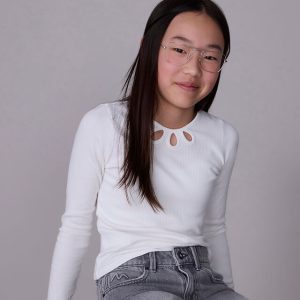 Παιδική μπλούζα rib Mayoral με διακριτικά σκισίματα για κορίτσια