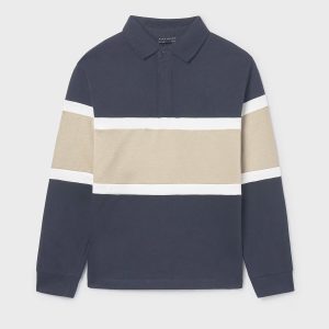 Πόλο φούτερ Mayoral 07104-027 Μπλε σκούρο