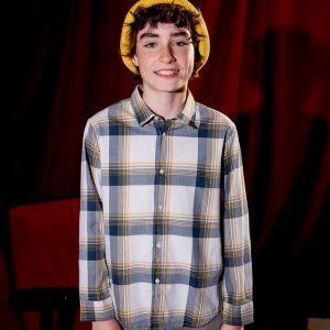 Παιδικό πουκάμισο καρό Mayoral για αγόρια 07107-049 Μπλε