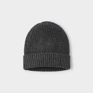 Παιδικός σκούφος πλεκτός Mayoral 10074-021 Γκρι για αγόρια