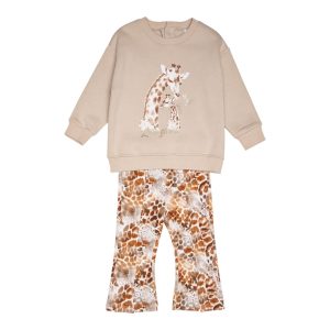 Σετ κολάν καμπάνα Sprint με φούτερ 252-2005 Μπεζ