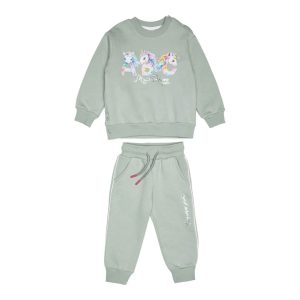 Παιδική φόρμα φούτερ Sprint μονόκερος 252-2011 για κορίτσια