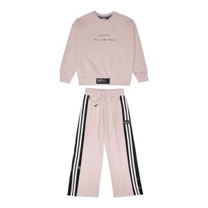 Παιδικό σετ φόρμας με παντελόνα Sprint 252-4000 Μπεζ για κορίτσια