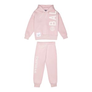 Παιδικές φόρμες φούτερ Sprint με κουκούλα 252-4026 Dusty pink για κορίτσια που θέλουν ιδιαίτερο και ποιοτικό αθλητικό ντύσιμο τον χειμώνα