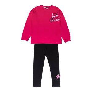 Παιδικό σετ κολάν με μακό μπλούζα Sprint 252-4040 Ροζ για κορίτσια