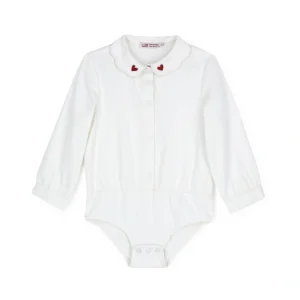 Κορμάκι με γιακά Original Marines Λευκό DFA1565NF