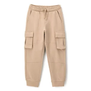 Παντελόνι φούτερ cargo Original Marines Μπεζ DFA2630B