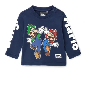 Μπλούζα μακό Super Mario Original Marines Μπλε DFAV0702NM