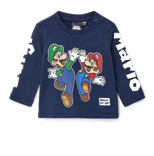 Μπλούζα μακό Super Mario Original Marines Μπλε DFAV0702NM