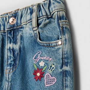 Παντελόνι jean Guess relaxed fit Μπλε K5YA06D5QW0