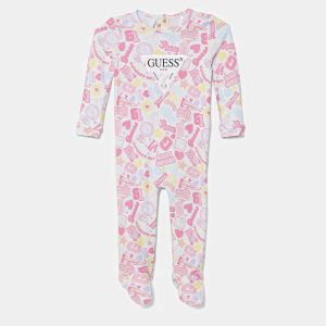 Βρεφικό φορμάκι Guess μακό S5YG01KA6W4 για κορίτσια σε συσκευασία δώρου ιδανικό για να το χαρίσετε σε νεογέννητο μωράκι για το φθινόπωρο χειμώνα