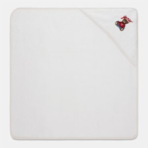 Βρεφική πετσέτα μπουρνούζι Guess κέντημα αρκουδάκι Unisex 70x70εκ. H5YW04KCCK1 για αγόρια και κορίτσια , ιδανικό δώρο για νεογέννητο