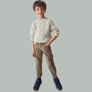 Παιδικό παντελόνι cargo Mayoral 04557-035 Καφέ για αγόρια