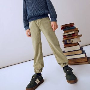 Παιδικό παντελόνι relaxed fit Mayoral 04555-030 Φυστικί για αγόρια