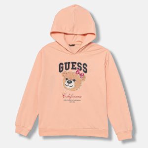 Παιδική μπλούζα με strass Guess αρκουδάκι J5YQ06KA6R4 για κορίτσια