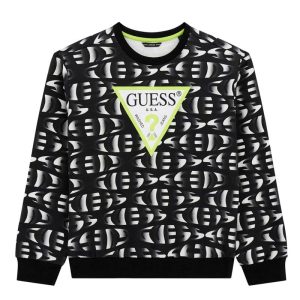 Μπλούζα φούτερ Guess L5YQ00KA6R4 Μαύρο