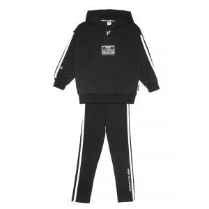 Σετ κολάν με λεπτό φούτερ Sprint 252-4005 Μαύρο