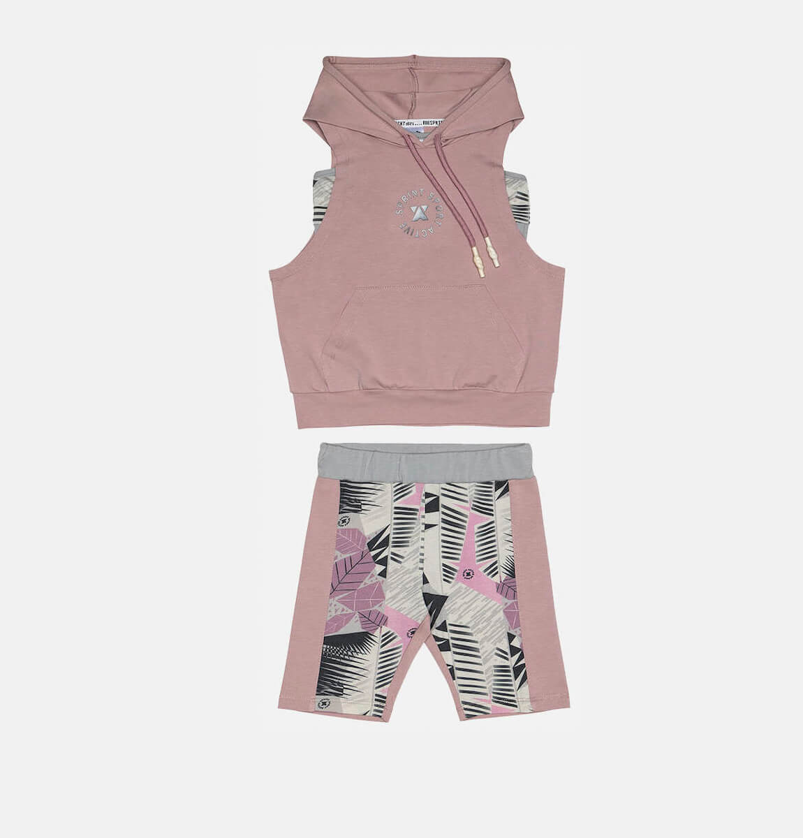 Σετ με κολάν Sprint dark pink 251-4024 (3τεμάχια)